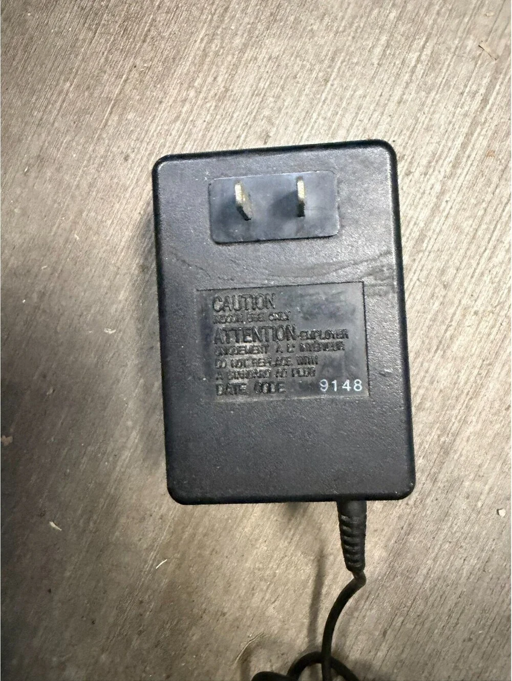 Sega Genesis Model 1602-2 AC Adapter OEM Original Genuine Power Supply